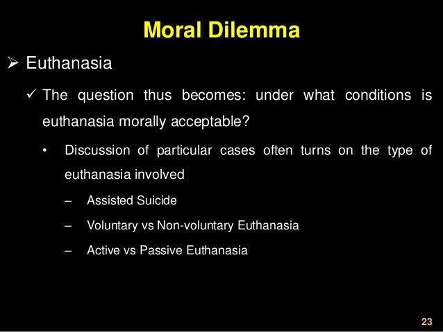 why is euthanasia an ethical issue